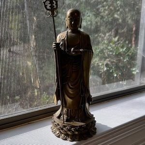 Buddha . Vintage Chinese pure Bronze